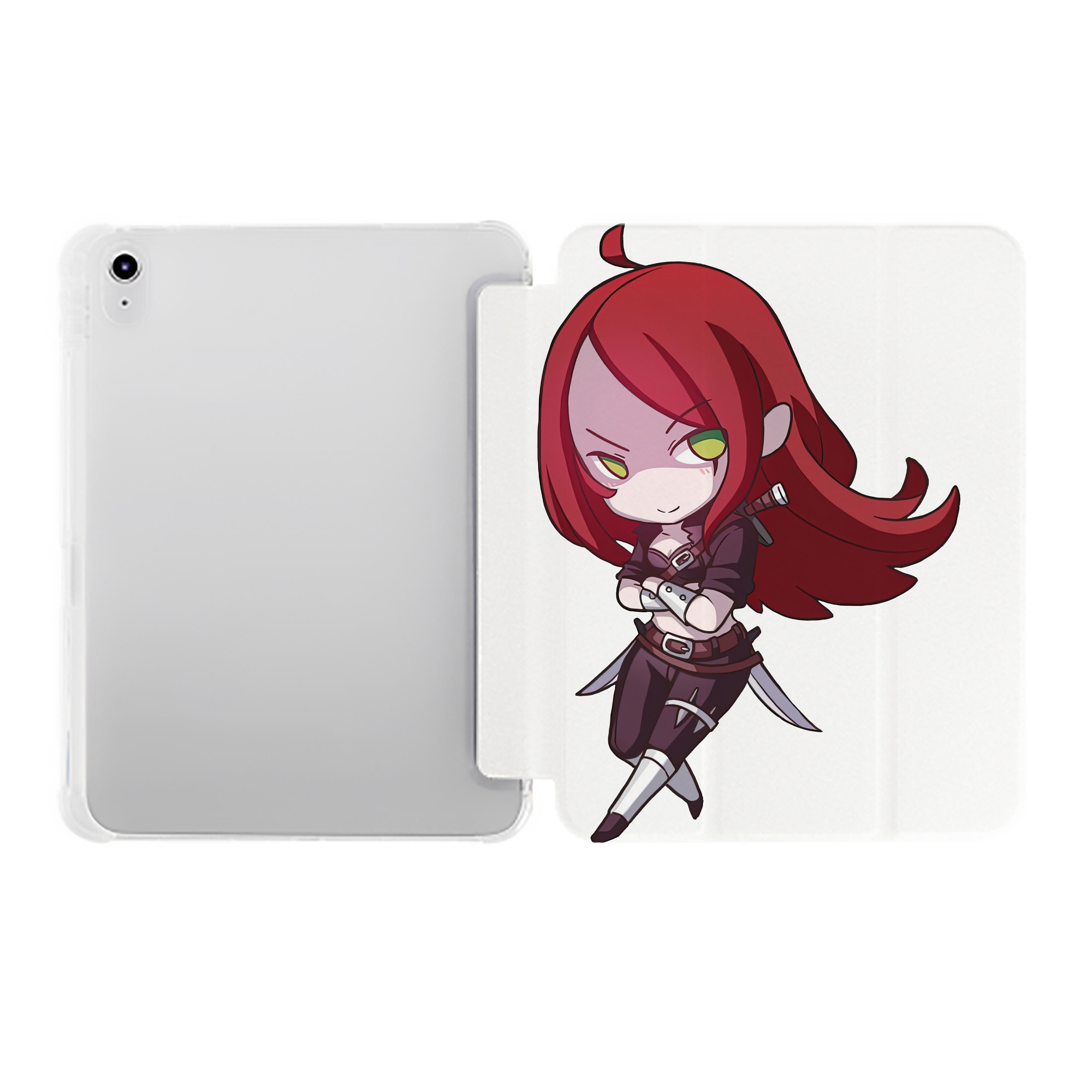 （画像用） リーグ・オブ・レジェンド League of Legends LOL IPad ケース ペン収納付き 三つ折りスタンド PUレザー×シリコン 対応機種9.5/10.5/10.9インチ